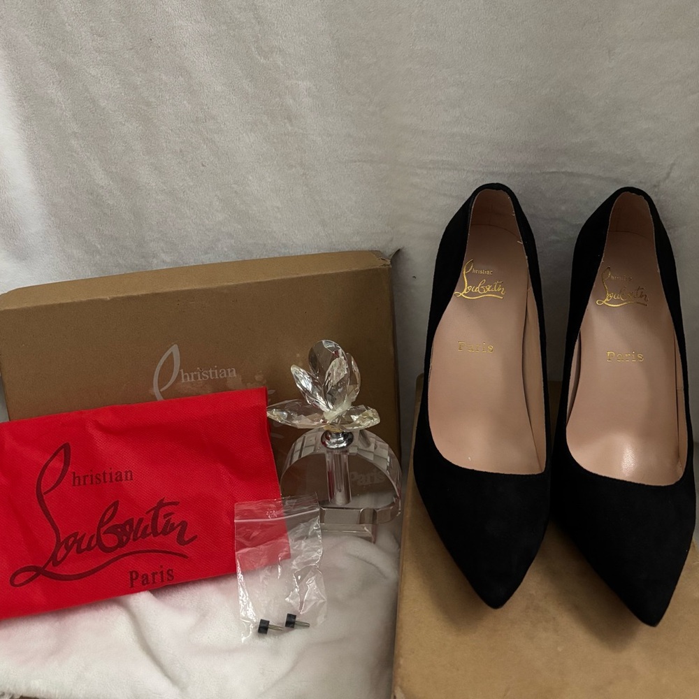 Christian Louboutin So Kate Suede Heels
